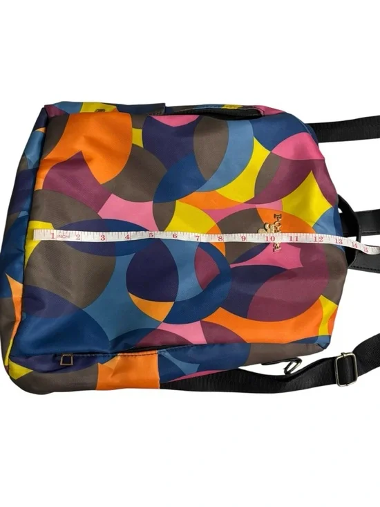 Poaba Multicolor Backpack. Adjustable Straps - Picture 5 of 9